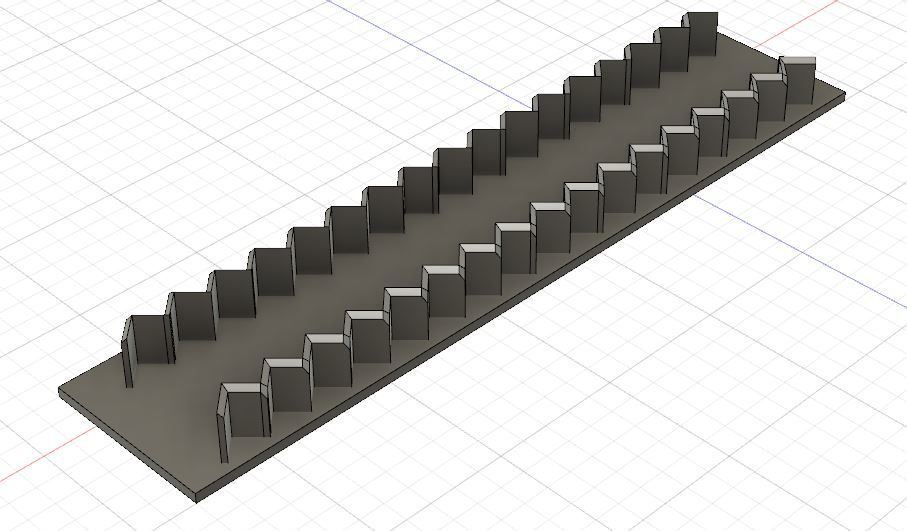 STL file ZigZag Single & Double Set Fondant Cutter・Design to download
